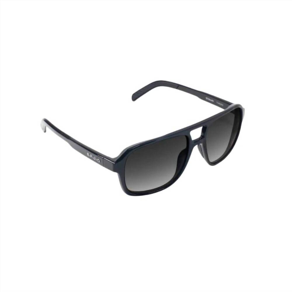NEW BAJIO women's 12 south sunglasses in black gloss /gray glass